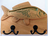 Stylized Bass Fish Coat Hanger